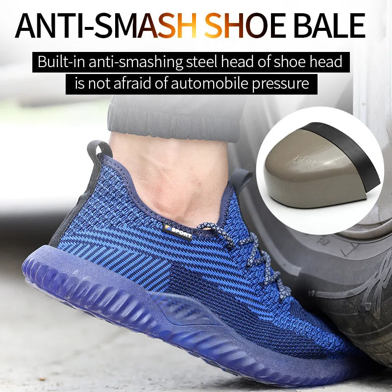 Pyra | Stahlkappenschuhe für Herren | Sicherheitsschuhe mit Stahlkappe