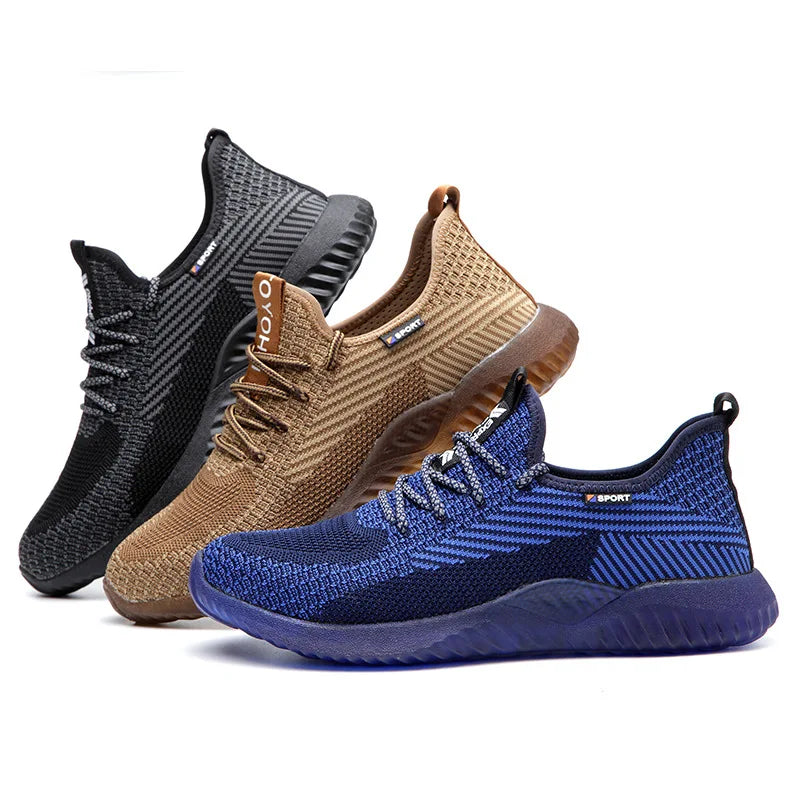 Pyra | Stahlkappenschuhe für Herren | Sicherheitsschuhe mit Stahlkappe