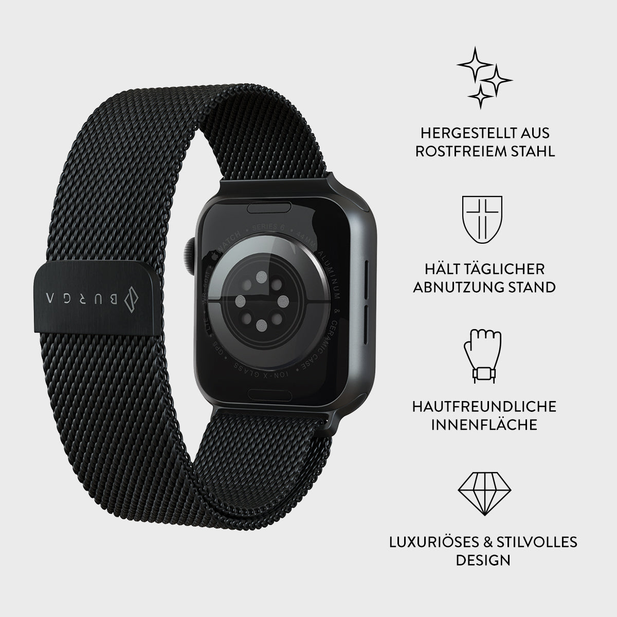 Sandsberg | Apple Watch Armband - Metall Mesh