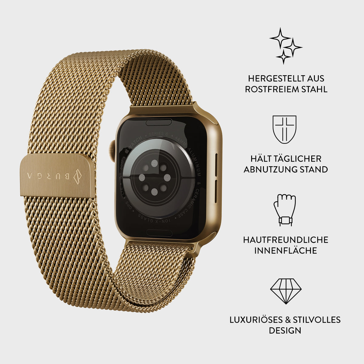 Sandsberg | Apple Watch Armband - Metall Mesh