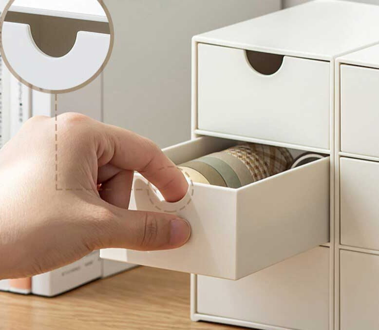 Minimalistischer Desktop Schmuck Kosmetik Büro Aufbewahrungsdrawer