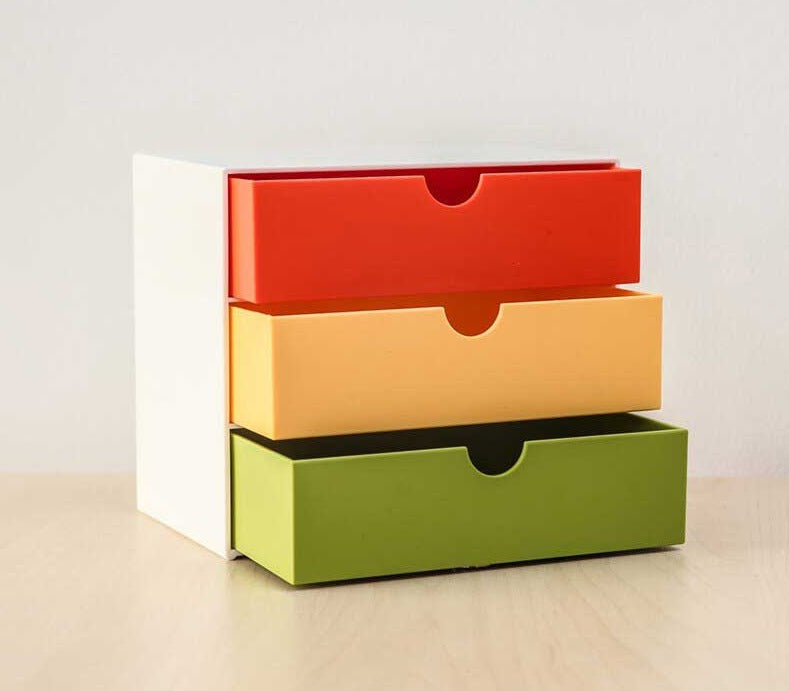 Minimalistischer Desktop Schmuck Kosmetik Büro Aufbewahrungsdrawer
