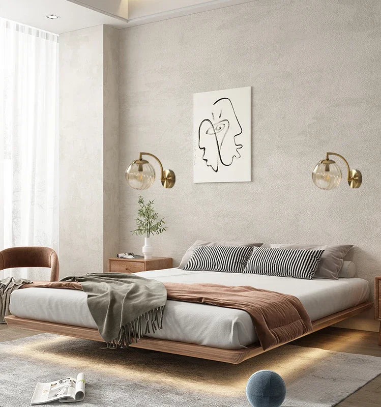 Sandsberg | Luxe Moderne Wandleuchte aus Glas – CrystalGlow