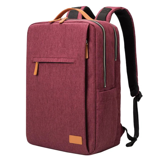 Sandsberg | TechPort Laptop-Rucksack mit USB-Ladeanschluss – Wasserabweisendes Design für 15,6-Zoll-Laptops