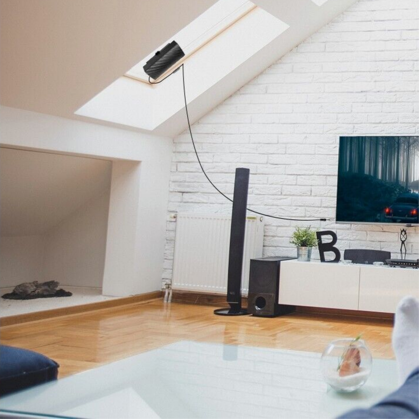 Langstrecken Innen HDTV 4k Digitalantenne 600