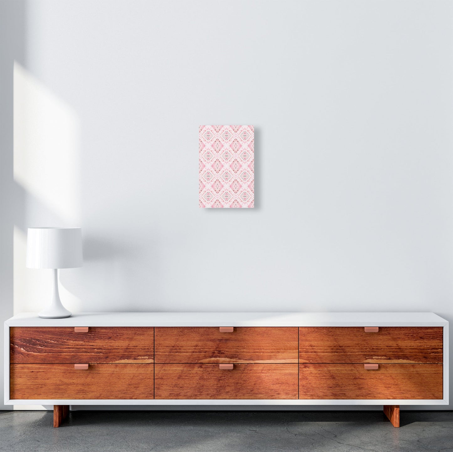 Sandsberg | Boho Shibori Pink Abstract Art Print