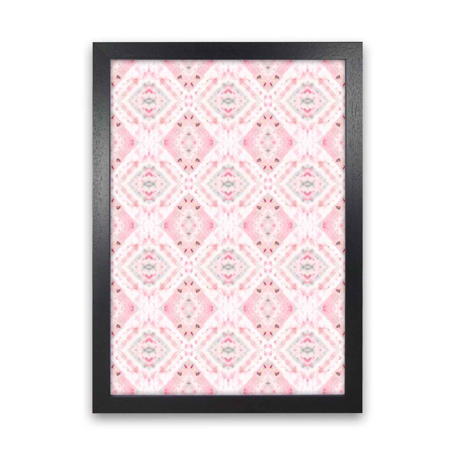 Sandsberg | Boho Shibori Pink Abstract Art Print