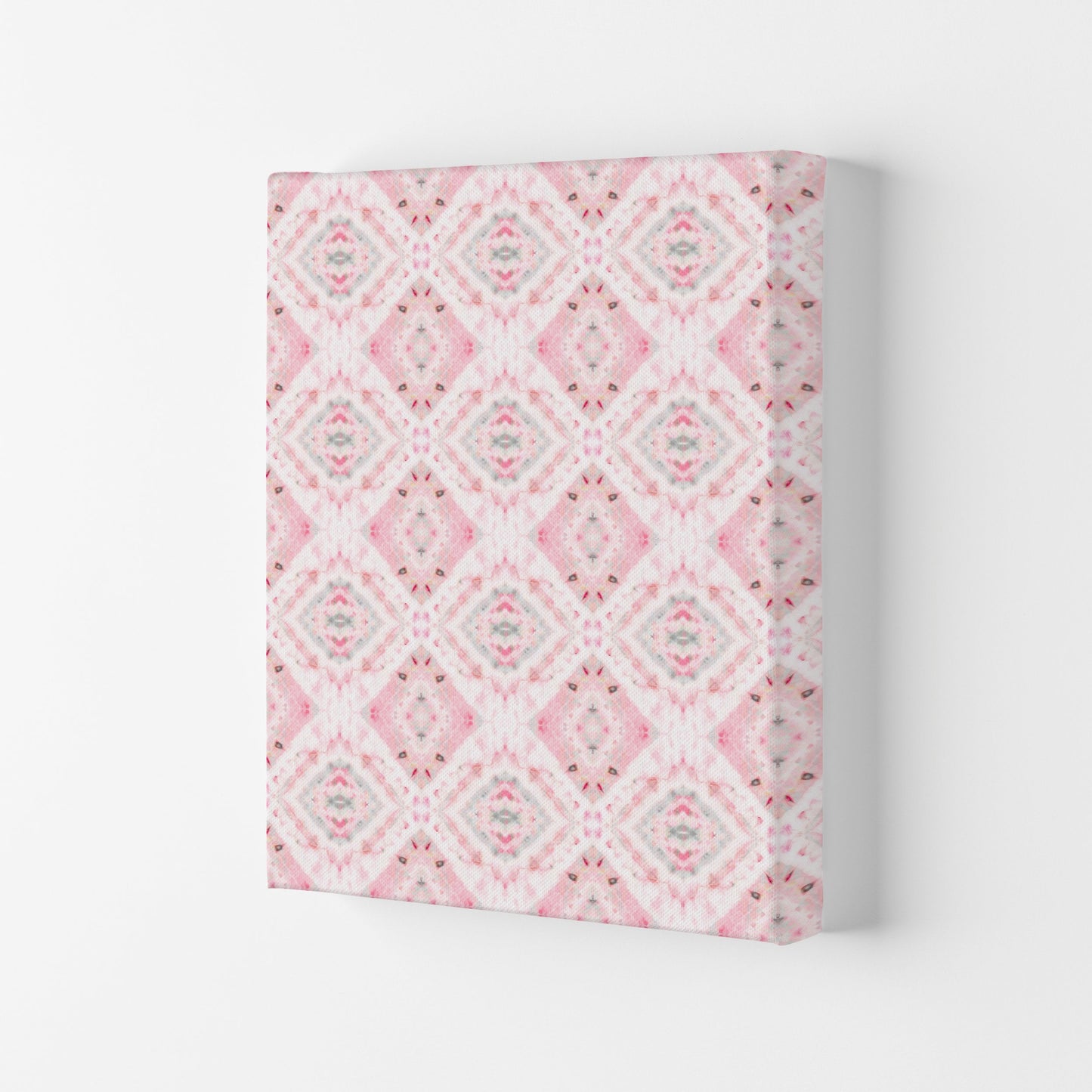 Sandsberg | Boho Shibori Pink Abstract Art Print