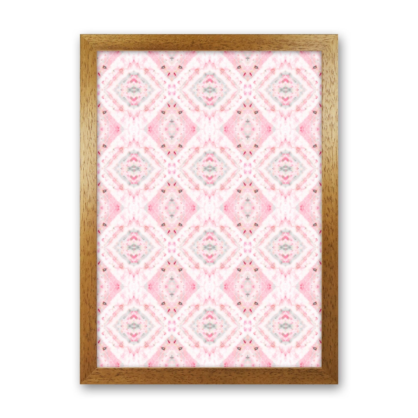 Sandsberg | Boho Shibori Pink Abstract Art Print