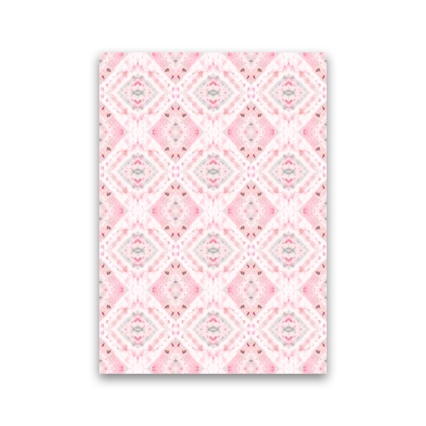 Sandsberg | Boho Shibori Pink Abstract Art Print