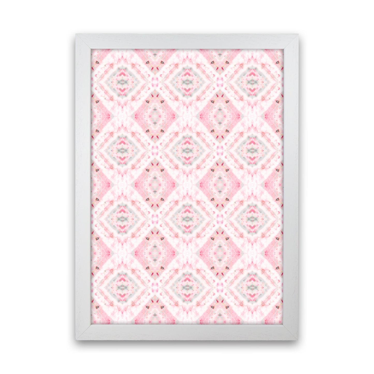 Sandsberg | Boho Shibori Pink Abstract Art Print