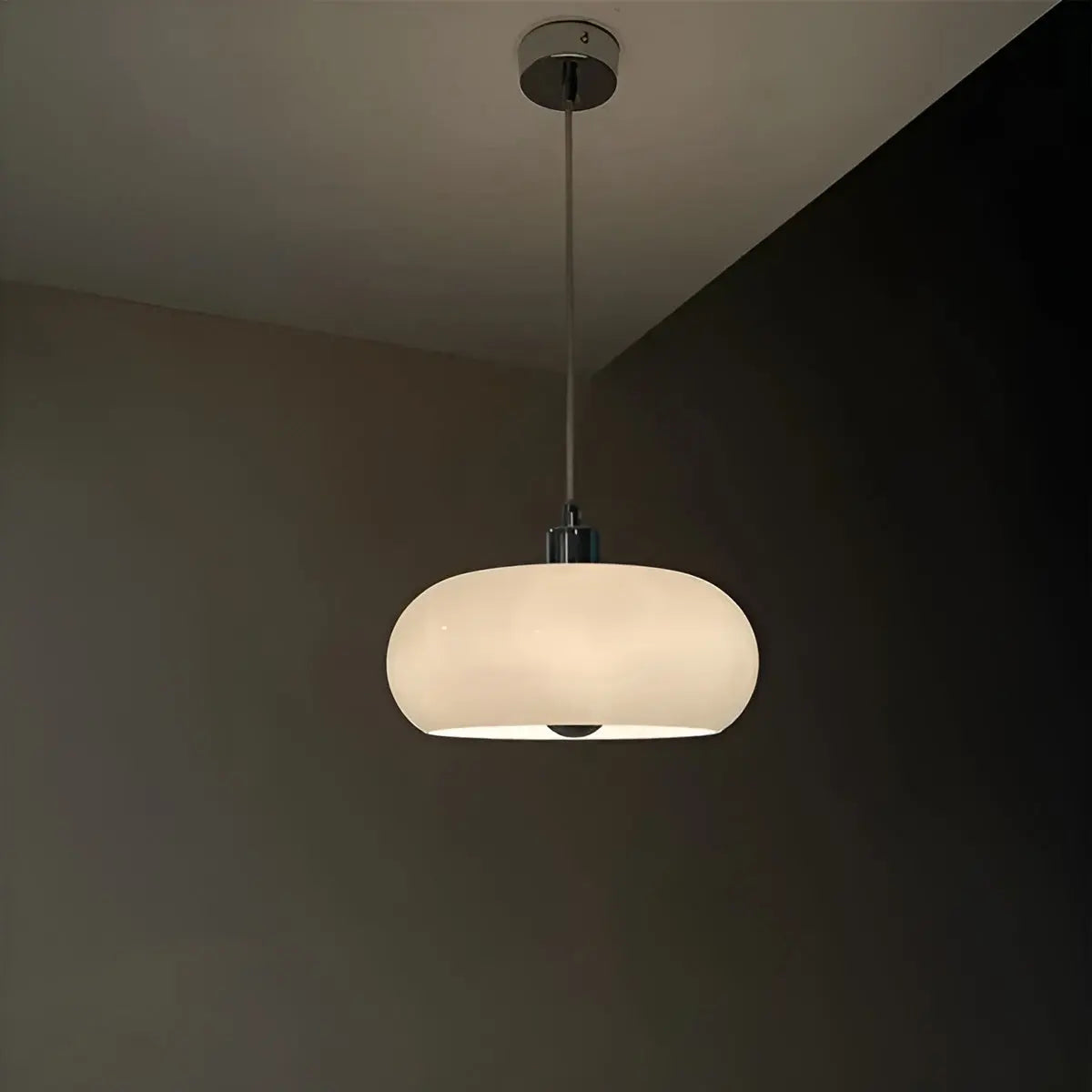 GlassGlow Lampe - Retro Skandinavische Glaskörper LED Hängeleuchte