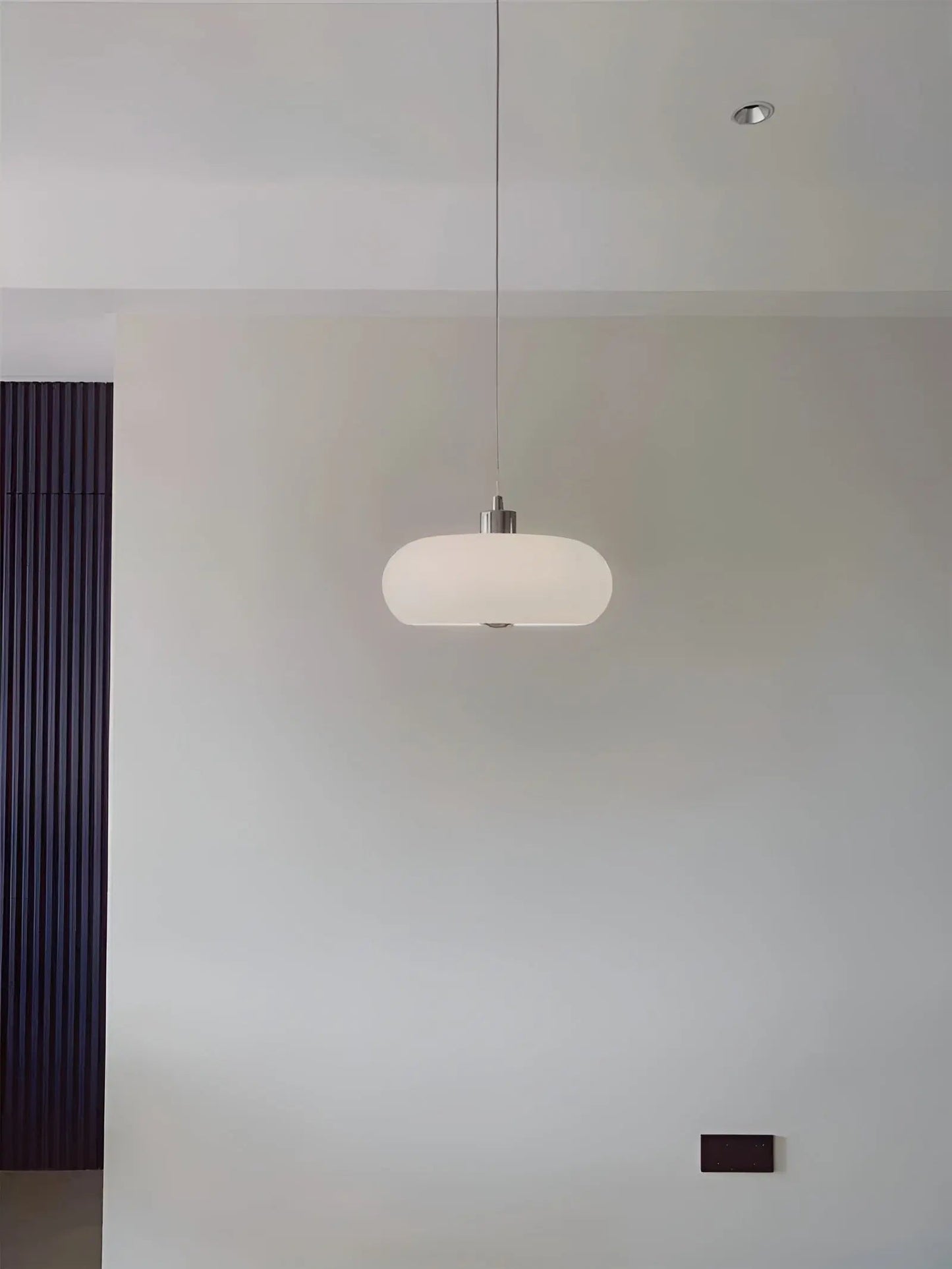 GlassGlow Lampe - Retro Skandinavische Glaskörper LED Hängeleuchte