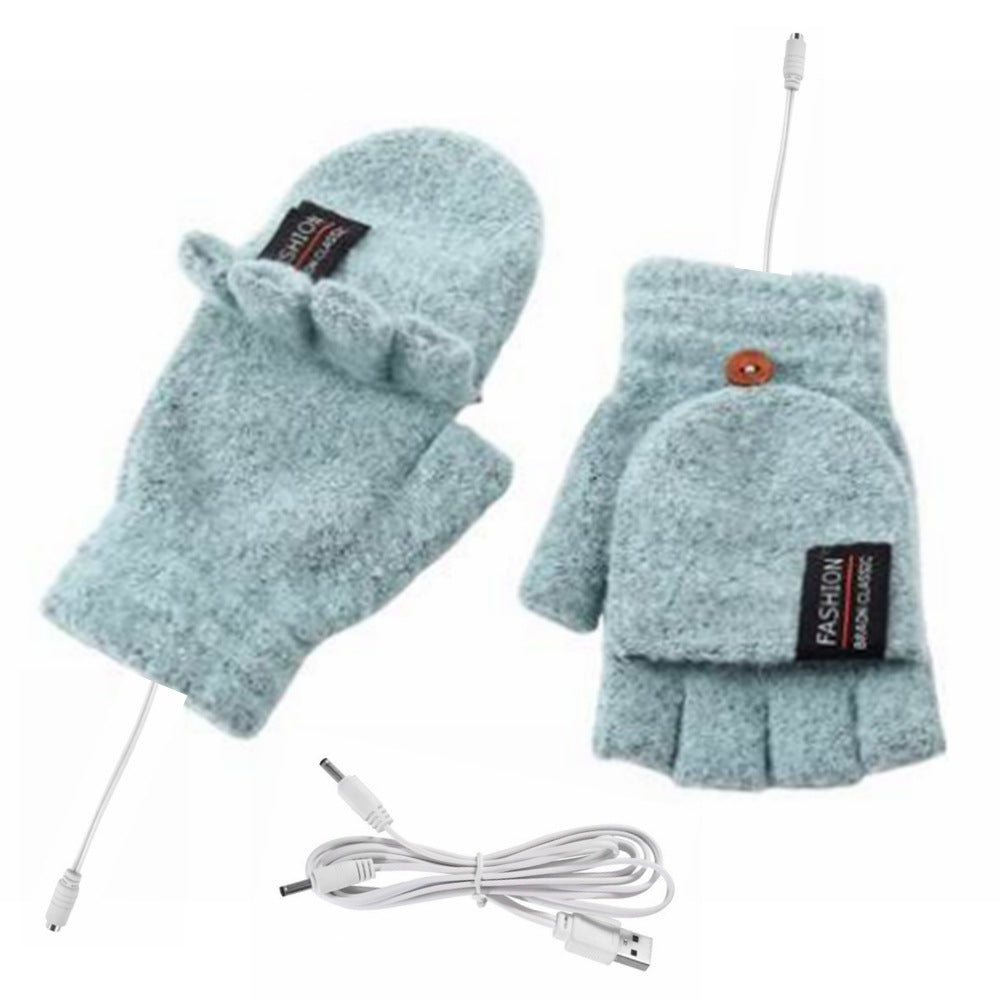 Doppelseitig elektrisch beheizte Handschuhe mit USB-Anschluss