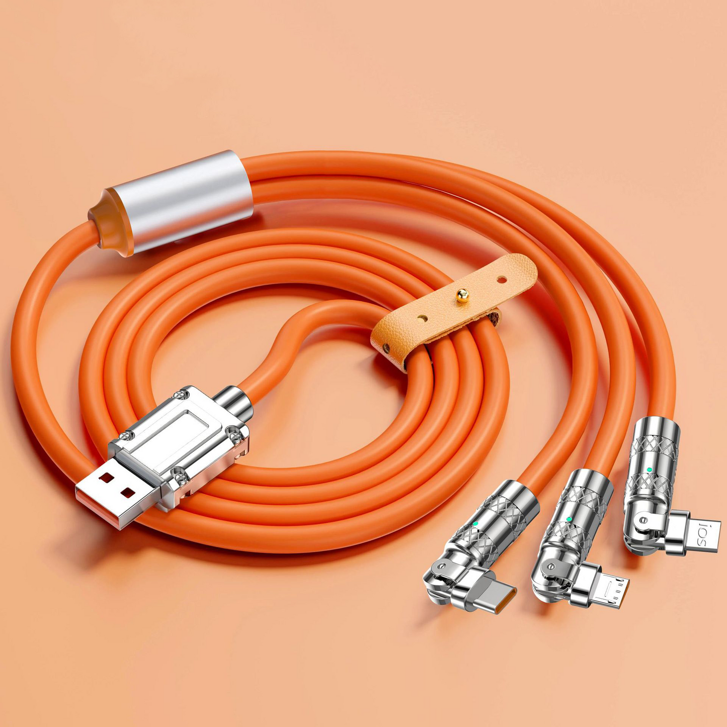 3-in-1-Drehkabel – 120 W Super-Blitzladung