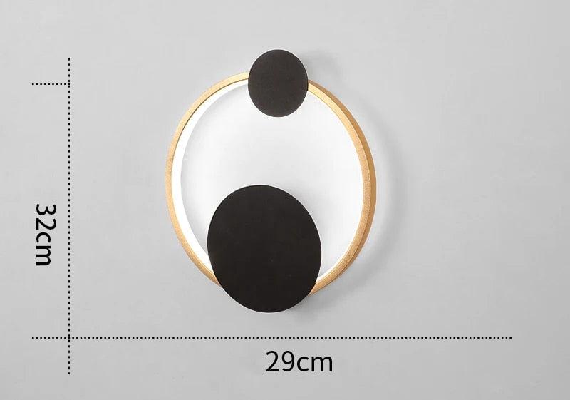 Moderne LED-Wandleuchte im kreativen Design – Dekorative Beleuchtung für Wohnzimmer und Flur