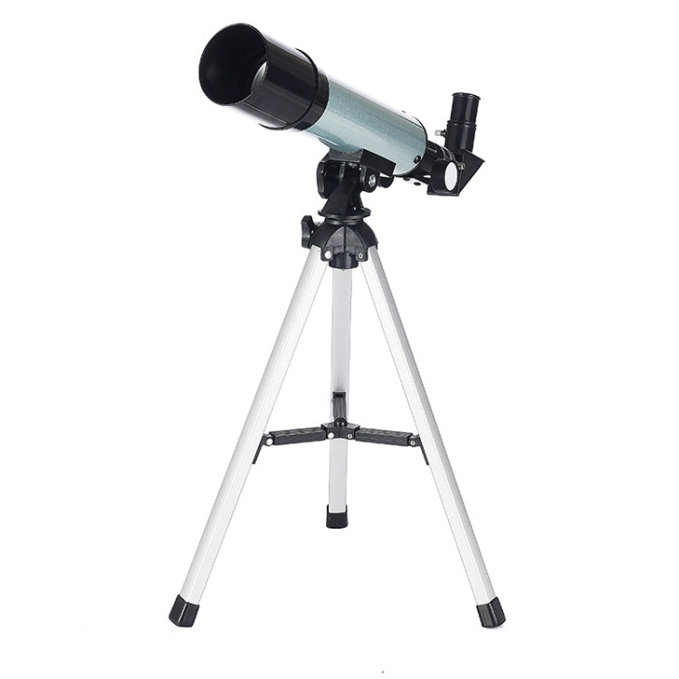 Sandsberg | F36050 Tragbares Professionelles Hochauflösendes Hochzeiten Espace Astronomisches Teleskop Beobachtungsgerät mit Aluminiumlegierung Stativ (Silber)