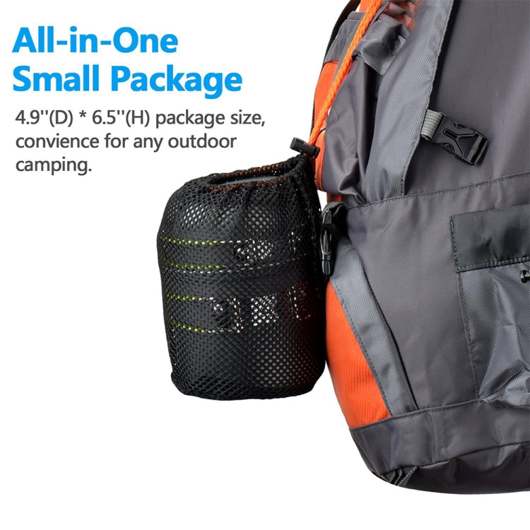 Sandsberg | DS-101 Tragbares Outdoor Camping Kochset Picknick Kochtopf Kochgeschirr Kombination (Schwarz)