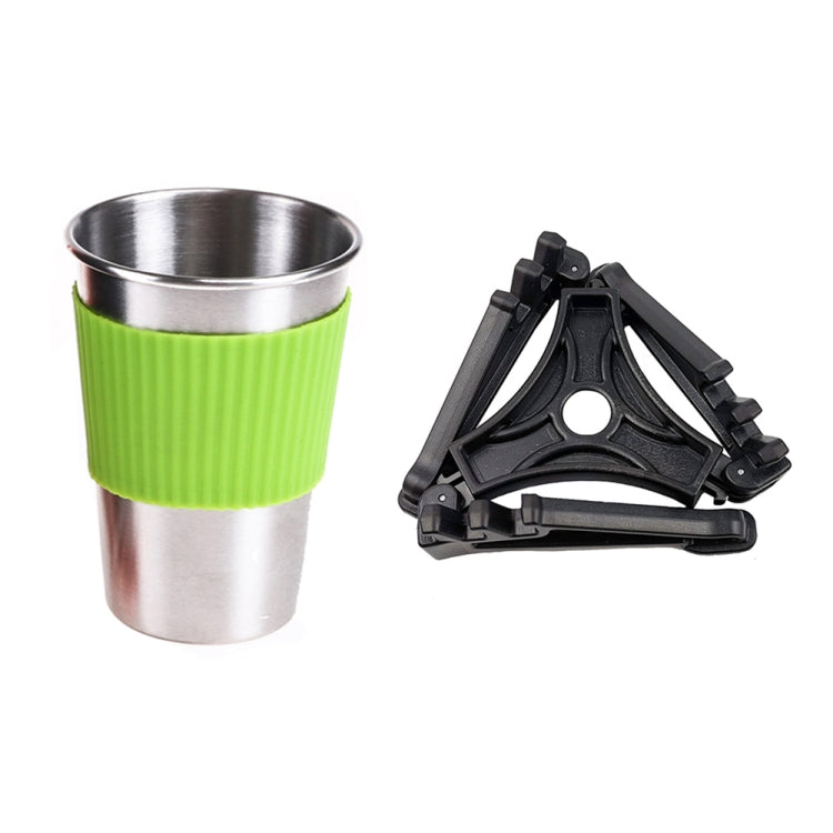 Sandsberg | DS-101 Tragbares Outdoor Camping Kochset Picknick Kochtopf Kochgeschirr Kombination (Schwarz)
