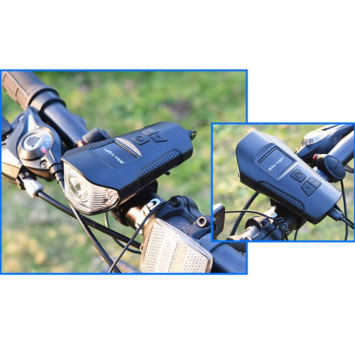 Sandsberg | 350LM USB-Aufladbares Wasserdichtes Snap-on Fahrradlicht mit Lautsprecher & Stoppuhr-Funktion (Rot)