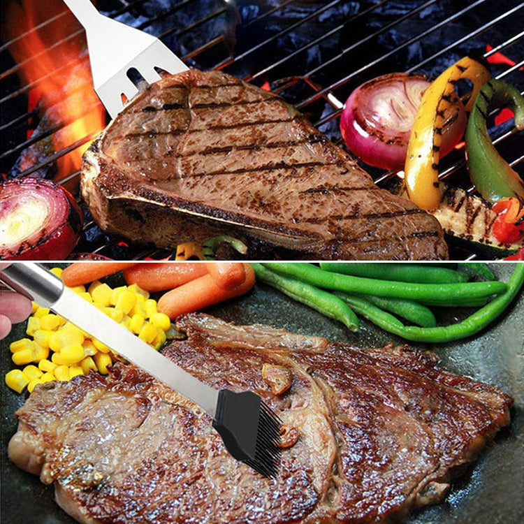 Sandsberg | 10 in 1 Outdoor Besteckset Camping Grill Besteck Picknick Werkzeugset mit Thermometer