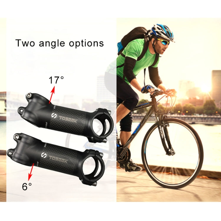 Sandsberg | TOSEEK Straßen-Mountainbike Ultra-leicht Lenker Vorbau Steigrohr, Größe: 17 Grad, 80mm (Glanz)