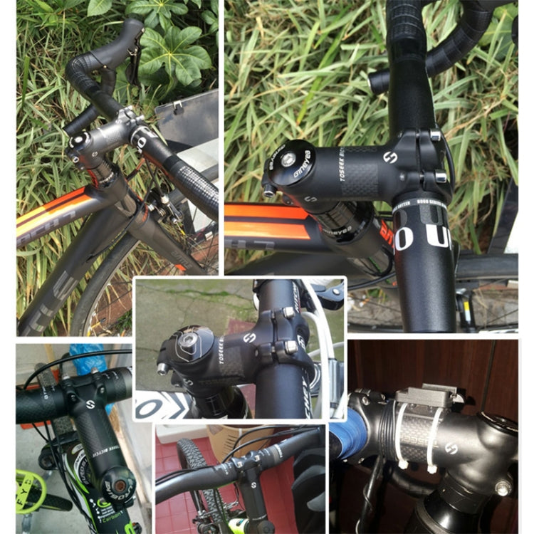 Sandsberg | TOSEEK Straßen-Mountainbike ultra-leichter Vorbau Steighahn, Größe: 17 Grad, 100mm (Glanz)