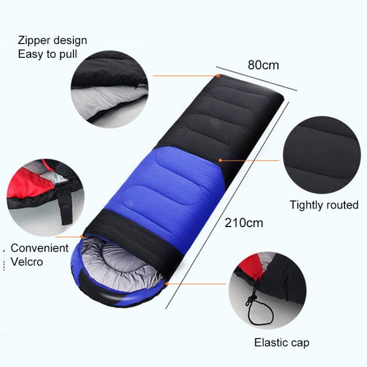 Sandsberg | Outdoor Camping Schlafsack Splicing Indoor Baumwoll Schlafbett, Größe: 210x80cm, Gewicht: 1.6kg (Blau)