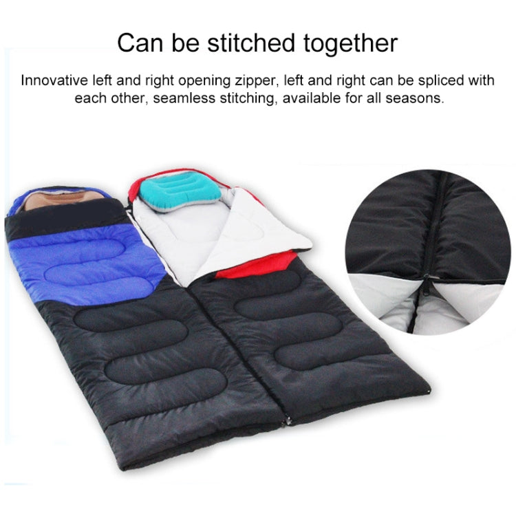 Sandsberg | Outdoor Camping Schlafsack Splicing Indoor Baumwoll Schlafbett, Größe: 210x80cm, Gewicht: 1.6kg (Blau)