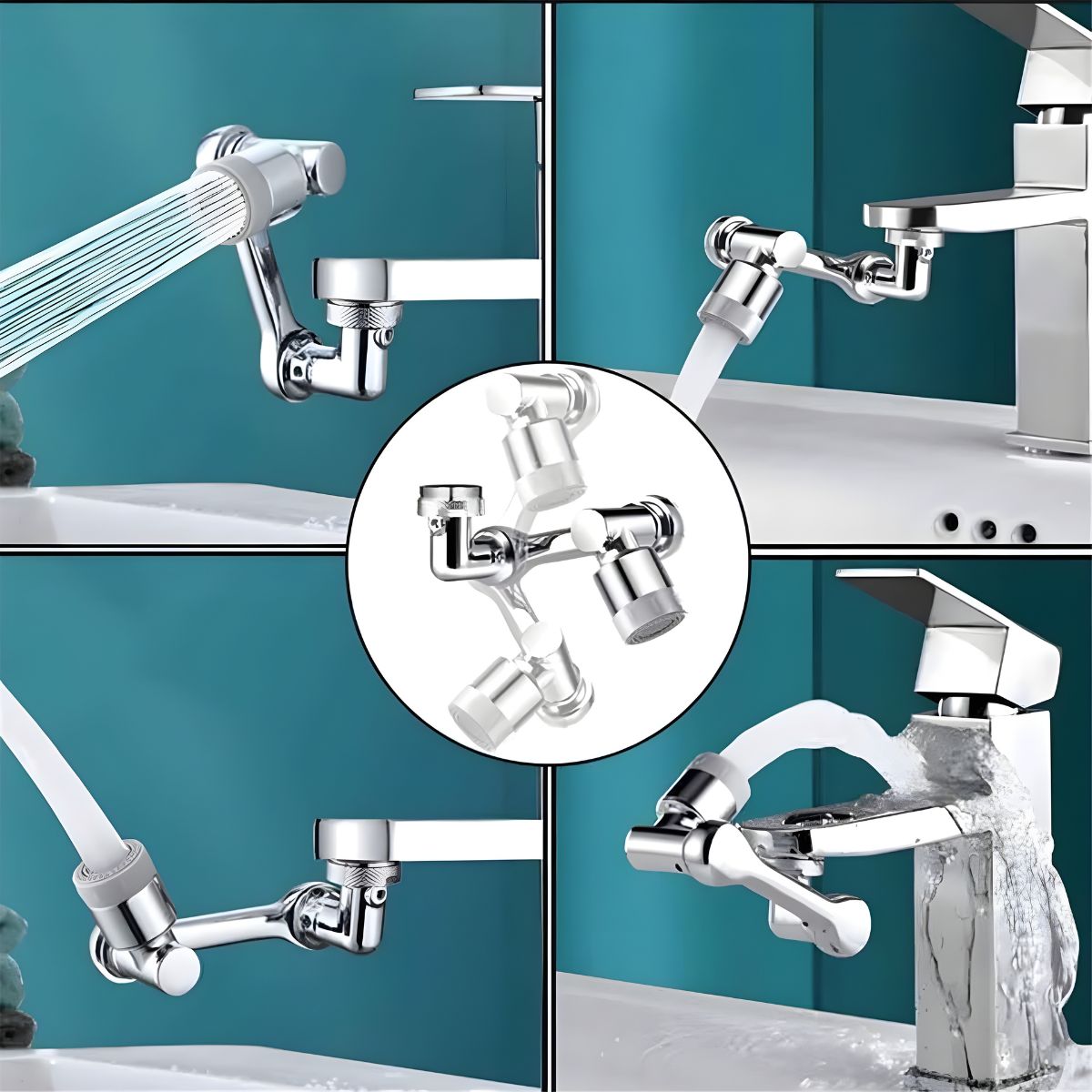 Sandsberg Gratis | Farea™ - Universal Drehbarer 1080°-Wasserhahnaufsatz