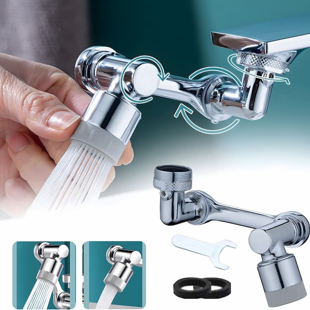 Sandsberg Gratis | Farea™ - Universal Drehbarer 1080°-Wasserhahnaufsatz