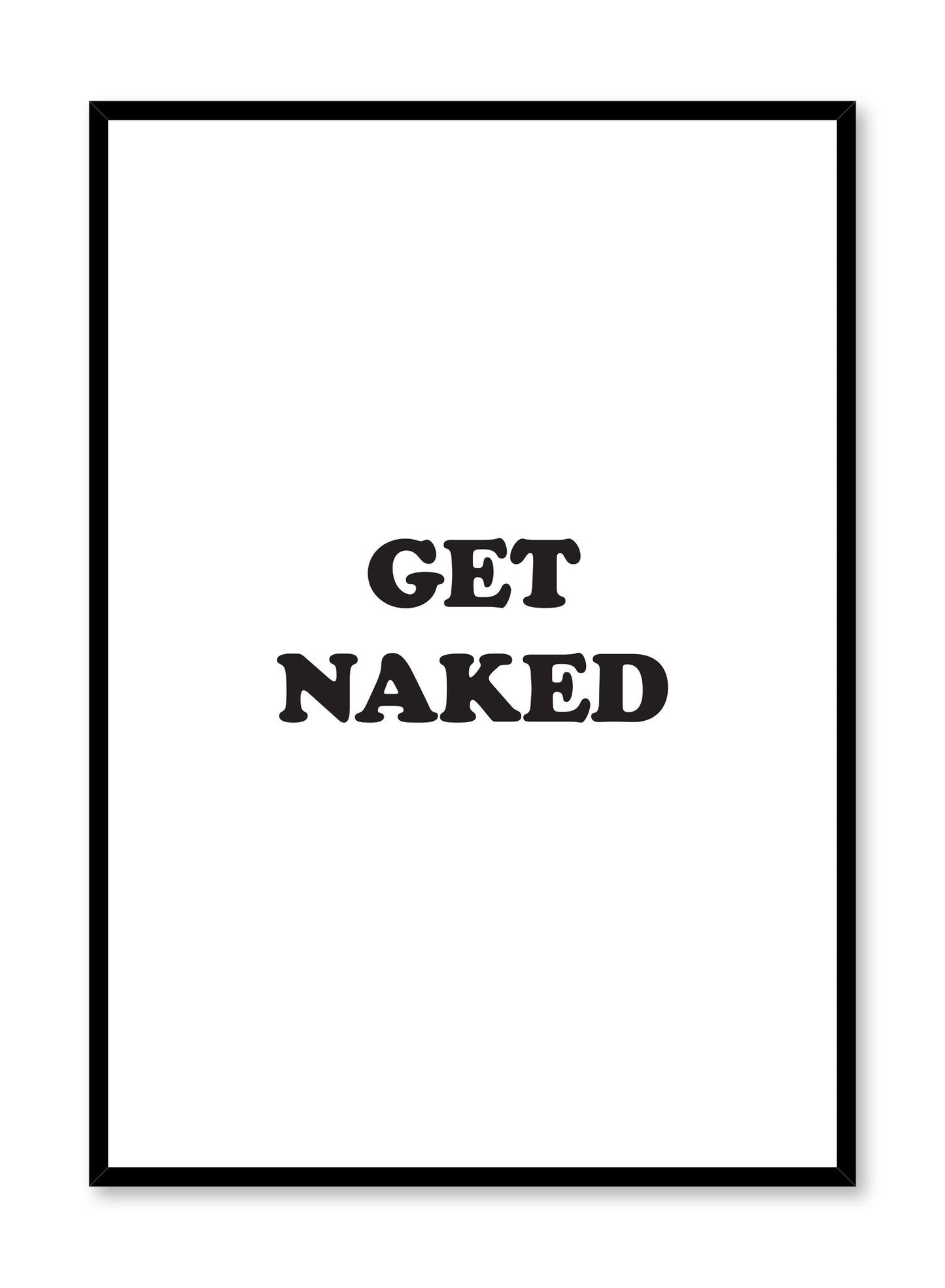Sandsberg | Get Naked, Poster