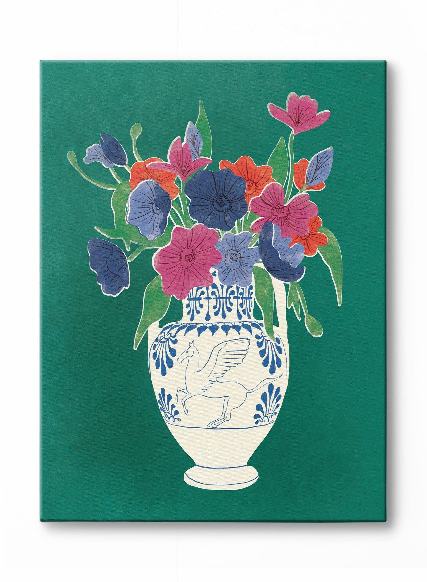 Sandsberg | Gemalte Posies, Leinwand
