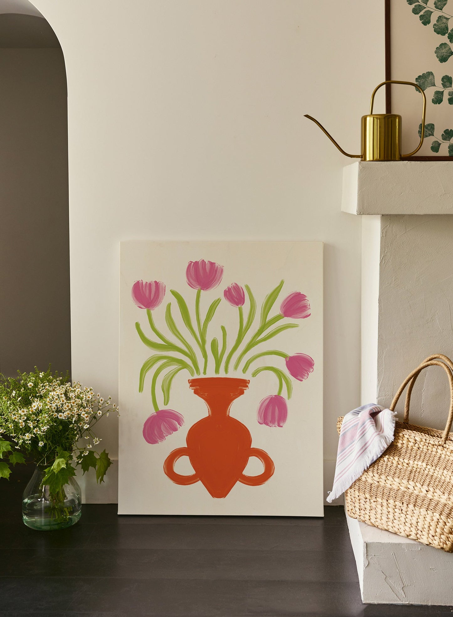 Sandsberg | Gartenjuwelen in Pink, Canvas