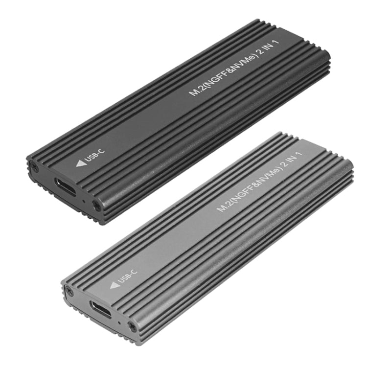 Sandsberg | M2300 Dual Protocol M.2 NVME / SATA Solid State Drive Gehäuse (Schwarz)