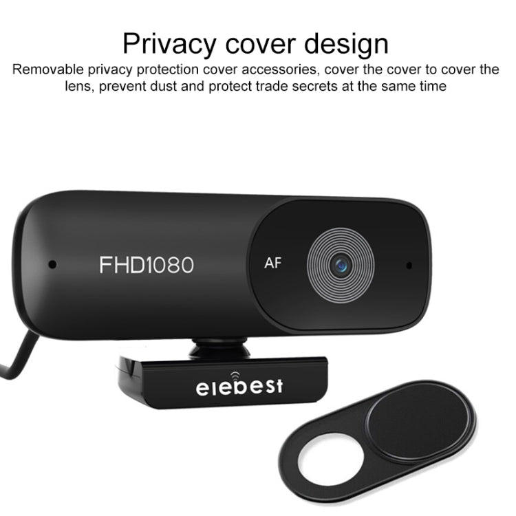 Sandsberg | C90 1080P Autofokus HD Computer Kamera Webcam (Schwarz)