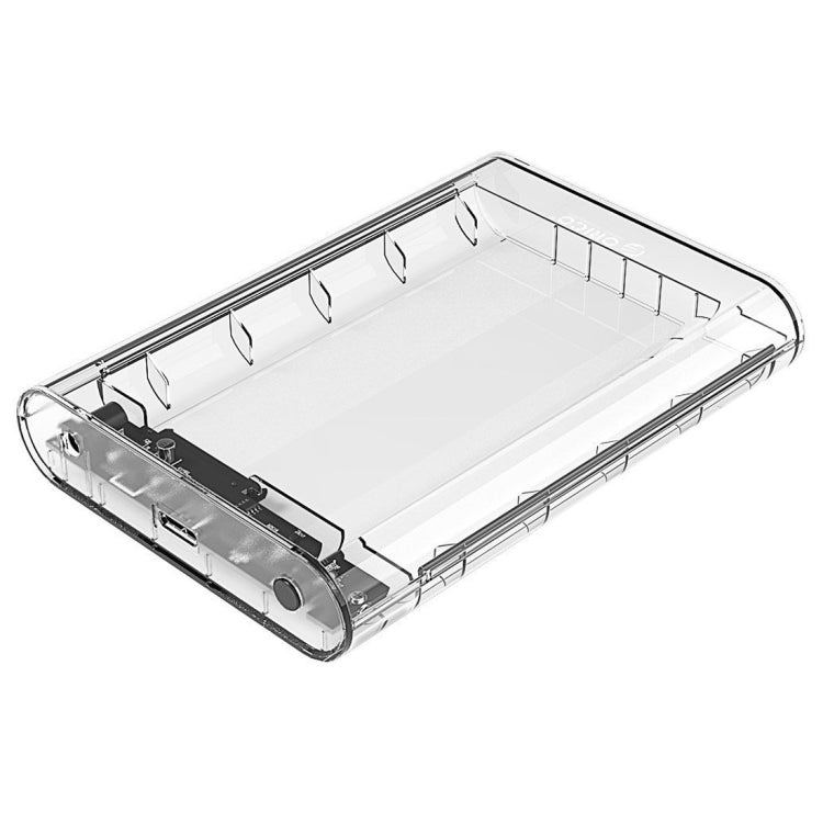 Sandsberg | ORICO 3139U3 3.5 Zoll SATA HDD USB 3.0 Micro B Externe Festplattengehäuse Speichergehäuse (Transparent)