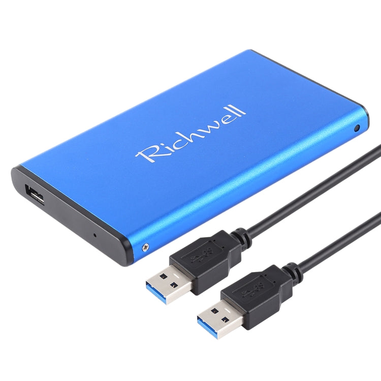 Sandsberg | Richwell SATA R2-SATA-250GB 250GB 2.5 Zoll USB3.0 Super Speed Schnittstelle Mobile Festplatte (Blau)