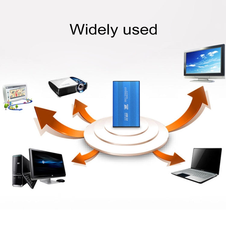 Sandsberg | Richwell SATA R2-SATA-250GB 250GB 2.5 Zoll USB3.0 Super Speed Schnittstelle Mobile Festplatte (Blau)