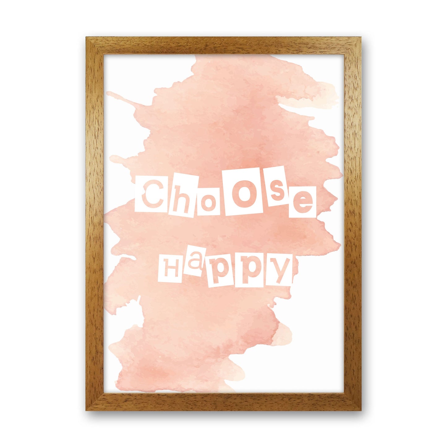 Sandsberg | Wählen Sie Happy Peach Aquarell Modern Print