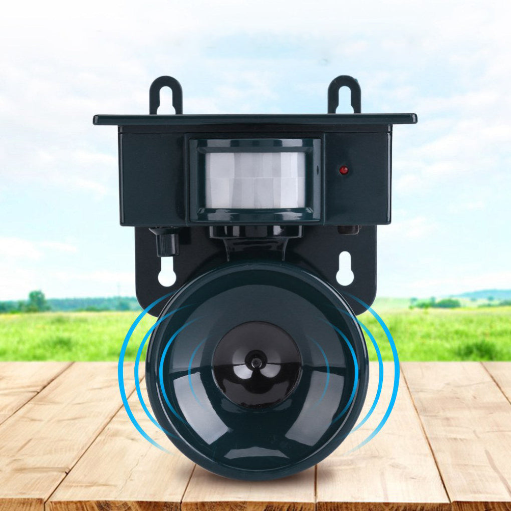 Sandsberg | TerraGuard – Wetterfester Solar-Vogelvertreiber mit PIR-Bewegungssensor & natürlichem Geräuschabwehrmittel