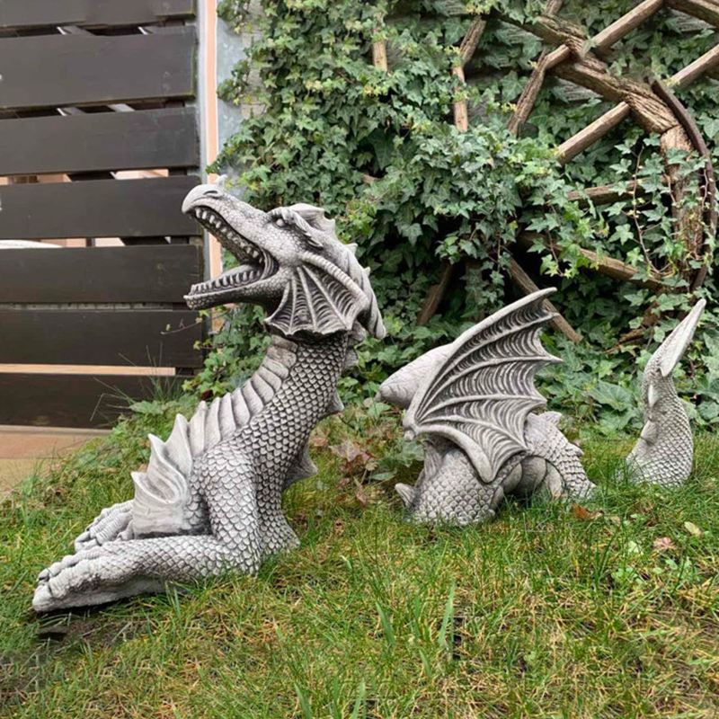 Riesiger Drache Gartendekoration