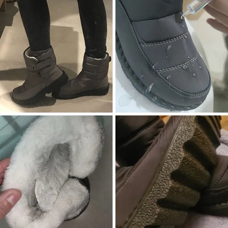 SNOWGLAM | Winterstiefel Damen | Warm & Wasserdicht | Stilvoll und Bequem
