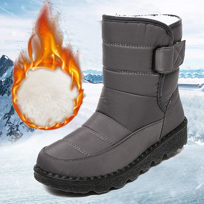 SNOWGLAM | Winterstiefel Damen | Warm & Wasserdicht | Stilvoll und Bequem