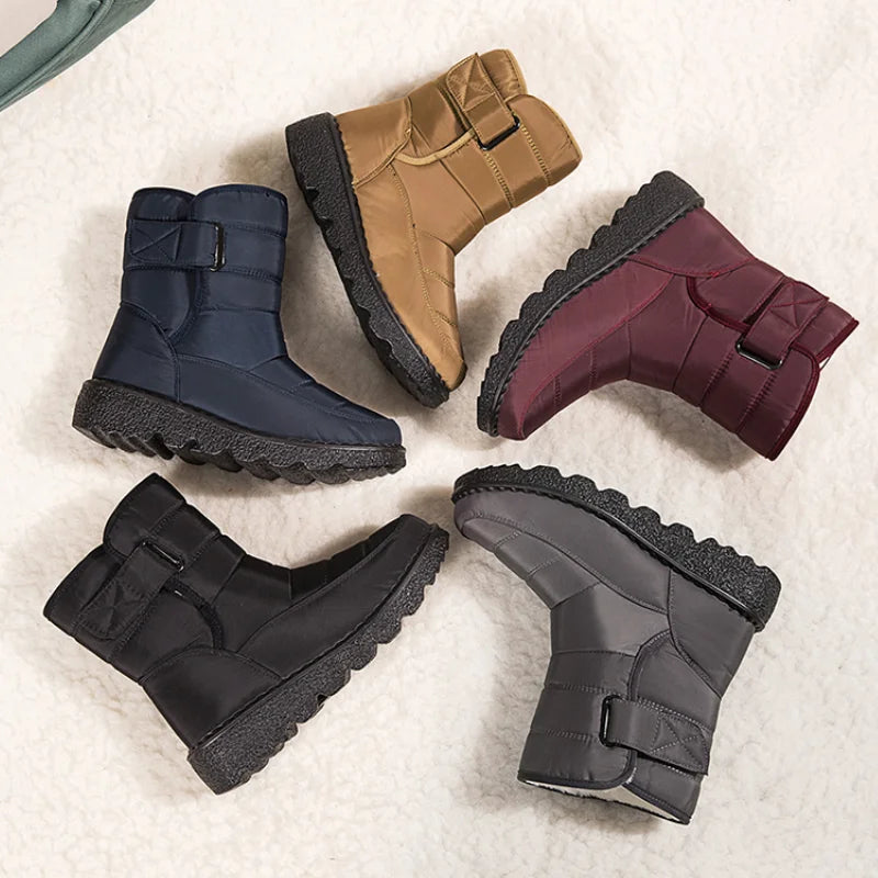 SNOWGLAM | Winterstiefel Damen | Warm & Wasserdicht | Stilvoll und Bequem
