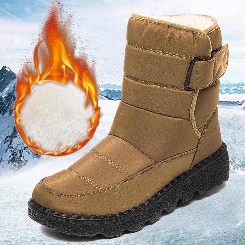 SNOWGLAM | Winterstiefel Damen | Warm & Wasserdicht | Stilvoll und Bequem