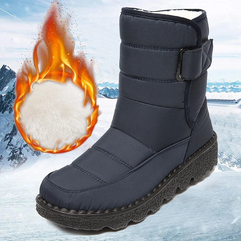 SNOWGLAM | Winterstiefel Damen | Warm & Wasserdicht | Stilvoll und Bequem
