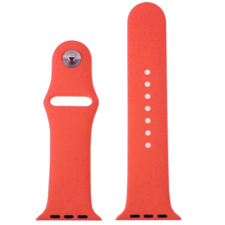 Sandsberg | Für Apple Watch Sport 38mm Hochleistungs-Rubber Sportuhrband mit Druckknopfverschluss (Magenta)