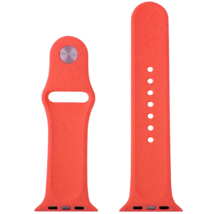 Sandsberg | Für Apple Watch Sport 38mm Hochleistungs-Rubber Sportuhrband mit Druckknopfverschluss (Magenta)