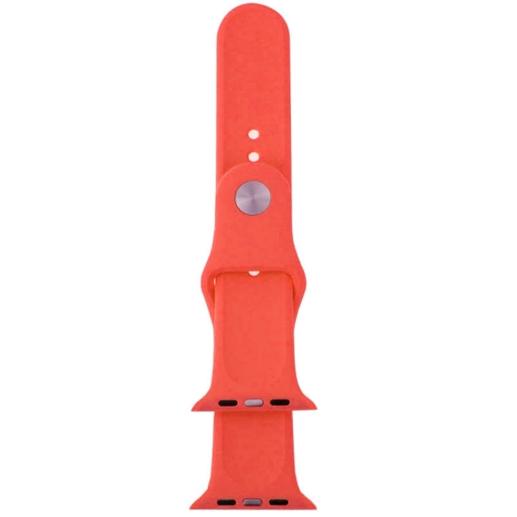 Sandsberg | Für Apple Watch Sport 38mm Hochleistungs-Rubber Sportuhrband mit Druckknopfverschluss (Magenta)